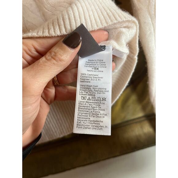 J. Crew Cashmere Shrunken Cable Knit V-neck Cardigan S - Picture 5 of 9